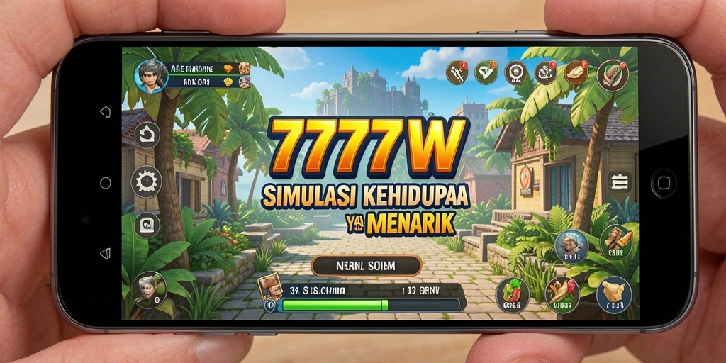 Tampilan gameplay 7777W yang menawan dan interaktif.