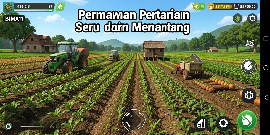 Tampilan grafis menarik dalam gameplay BIMA11 yang memukau.