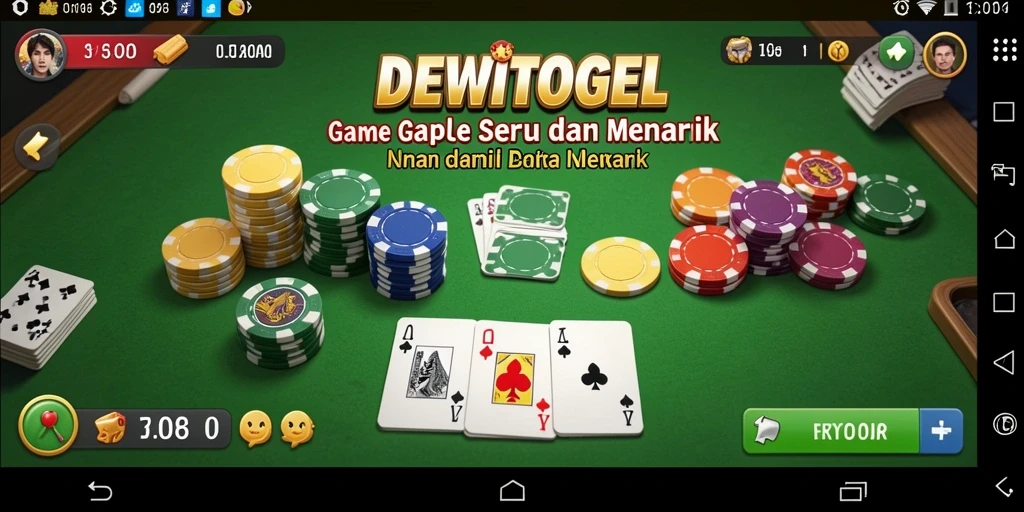 Screenshot DEWITOGEL menunjukkan gameplay yang menyenangkan dan interaktif.