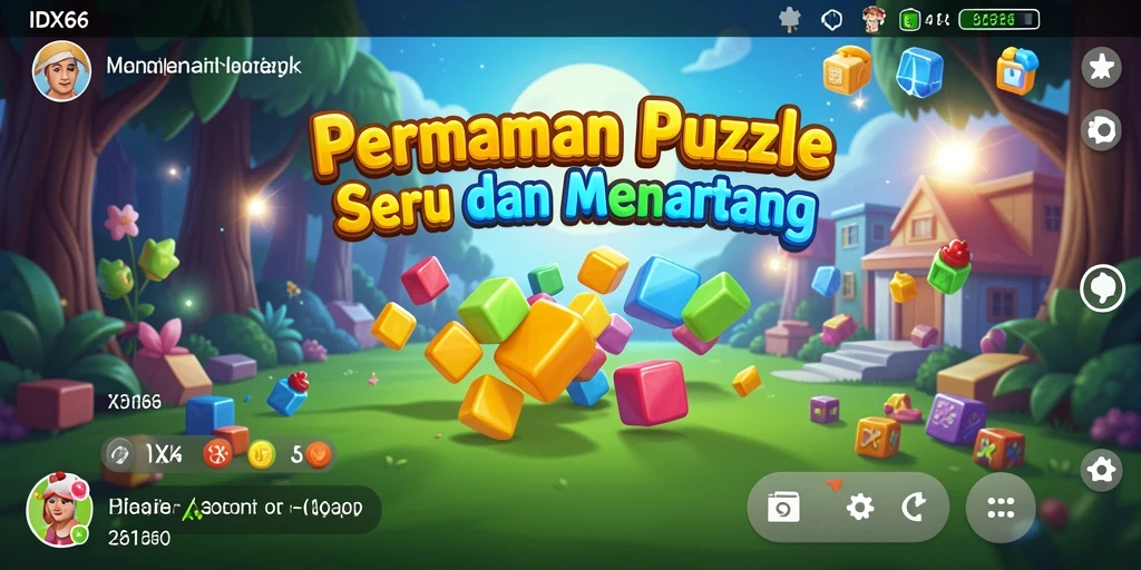 Gameplay seru IDX66 yang penuh tantangan puzzle.