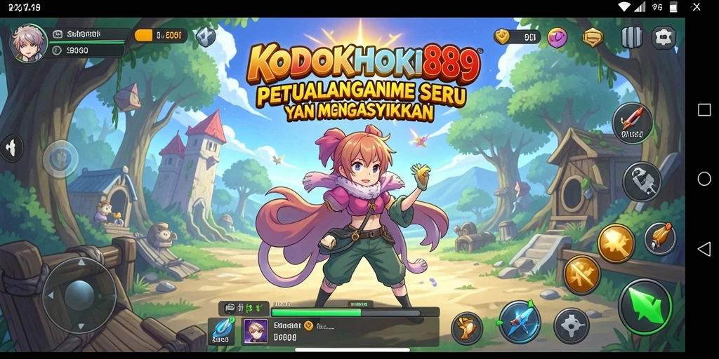 Tampilan gameplay KODOKHOKI889 dengan karakter Anime yang ikonik.