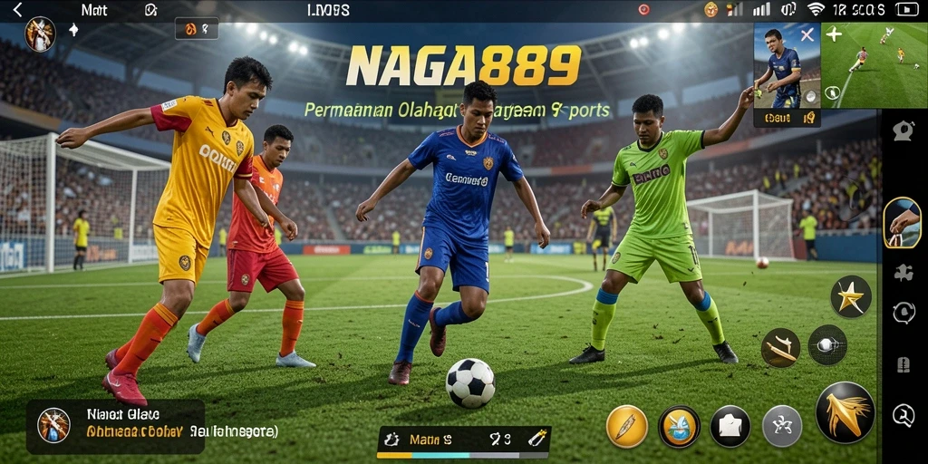 Tampilan luar biasa dari gameplay NAGA889 yang menunjukkan keseruan olahraga.