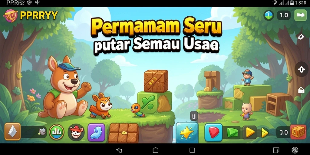 Tampilan gameplay seru dari PPRRYY yang menantang dan menarik.