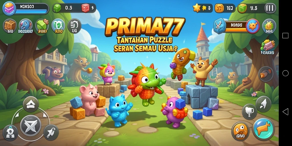 Menampilkan gameplay menarik dari PRIMA77 yang menguji otak Anda.