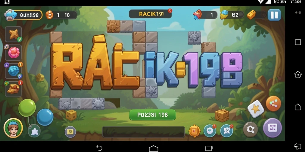 Screenshot gameplay RACIK198 yang penuh tantangan teka-teki.