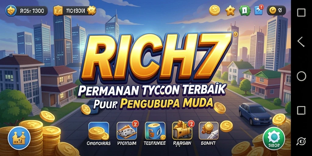 Tampilan gameplay RICH7 yang menarik dan strategis.