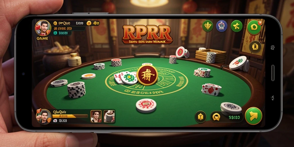 Screenshot gameplay QiuQiu RPRR yang seru dan menarik.