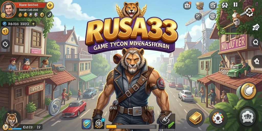 Tampilan gameplay RUSA33 yang seru dan penuh warna.