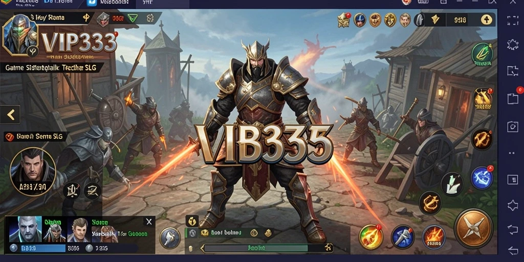 Screenshot gameplay VIP333 menampilkan aksi strategi epik.